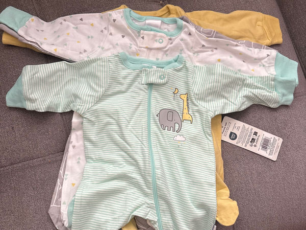 Gerber Preemie Baby Sleep 'N Play Pajamas