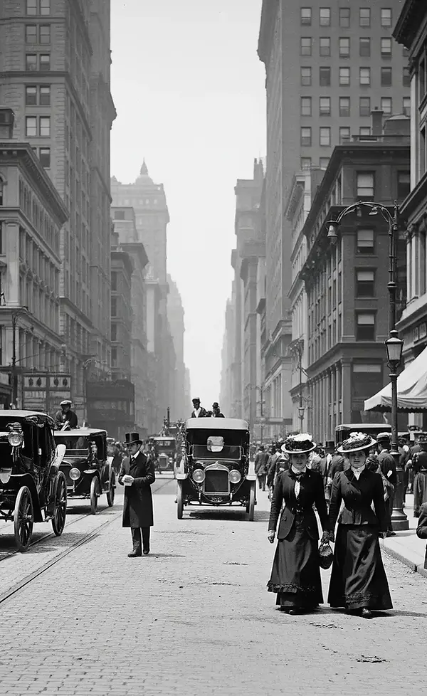 Old B&W Street Scene 3
