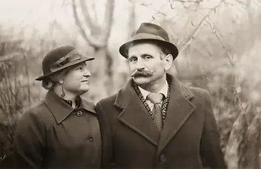 Elderly Edwardian Couple
