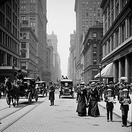 Old NY City image