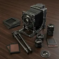 Large Format Bellows Camera