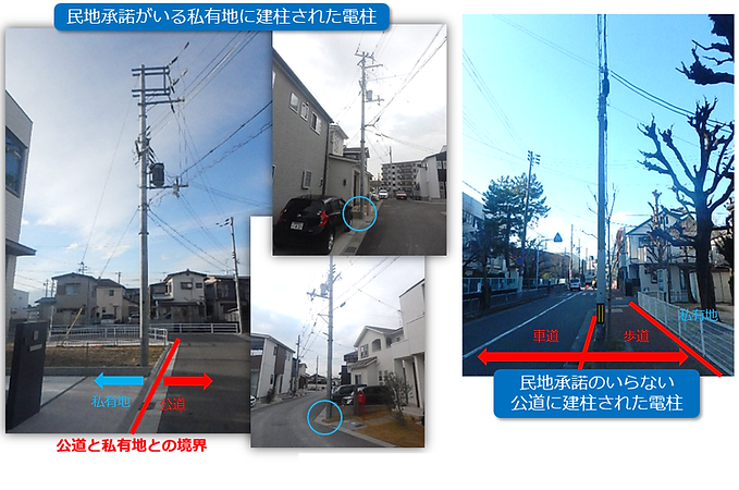 電柱-掲出できない電柱-