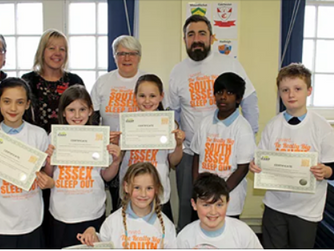 Pupils Sleep Out at school to help local homeless people
