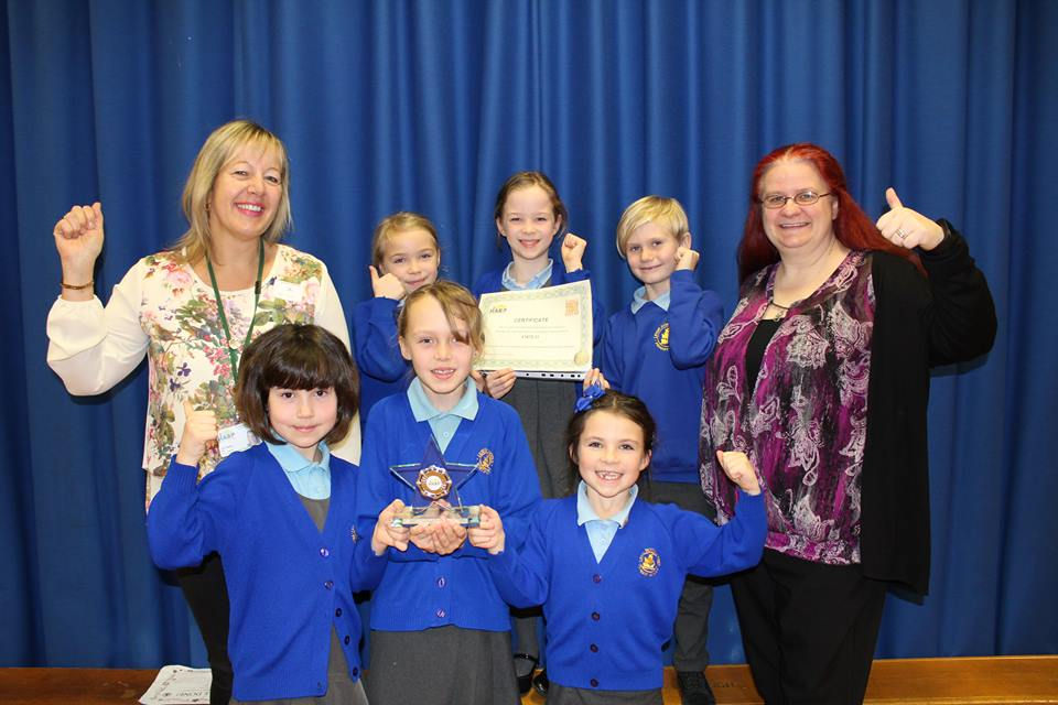 Pupils at Leigh North Street Primary School win fundraising award