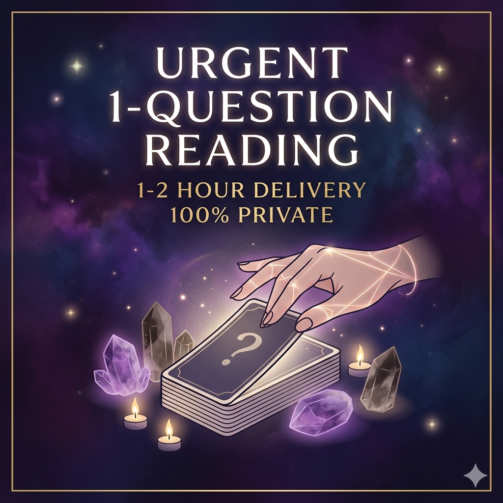Urgent 1-Question Tarot Reading (1-2 Hr Delivery)