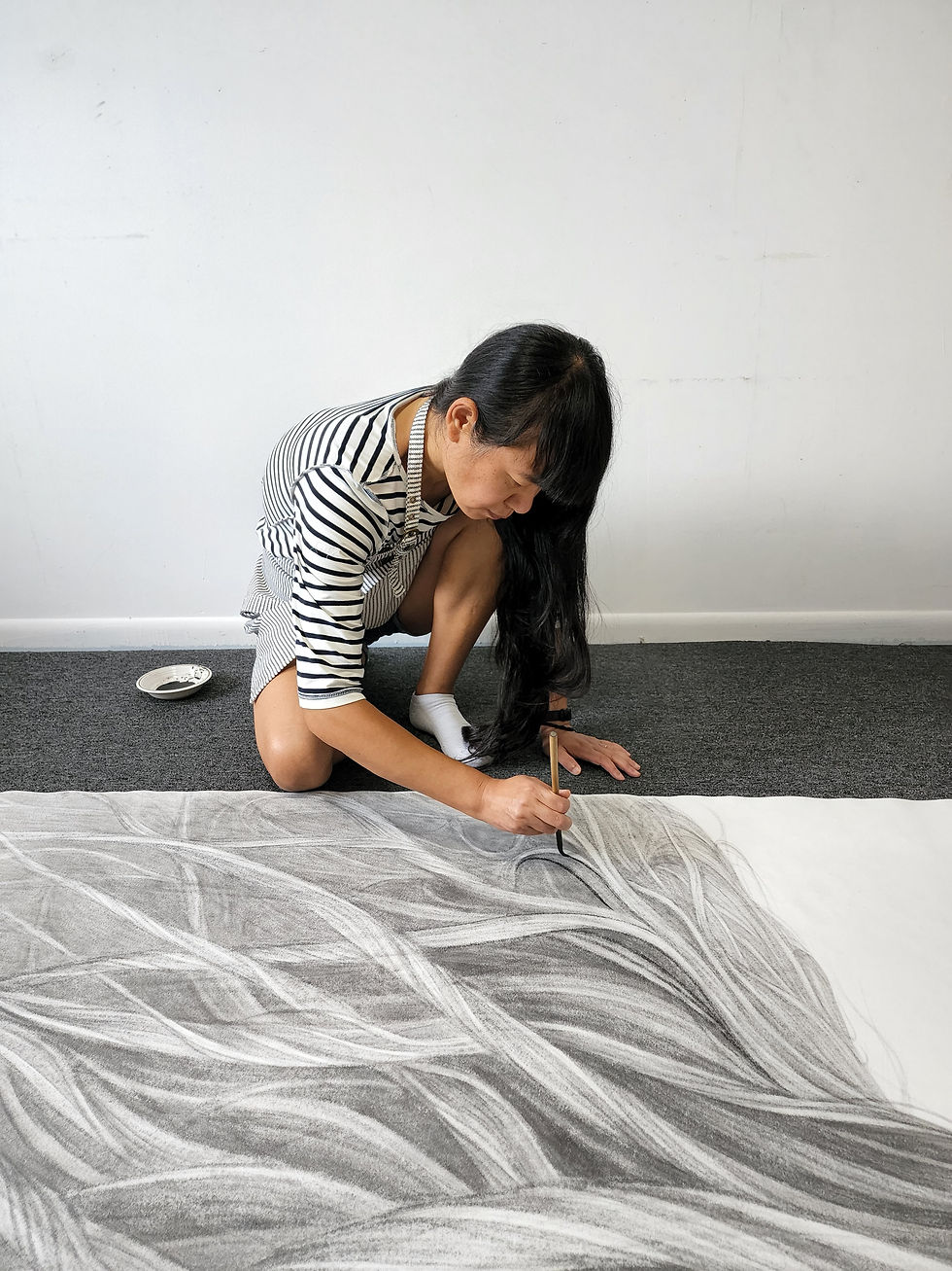 Artist at work