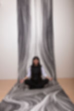 Hong sitting on Waterfall#1