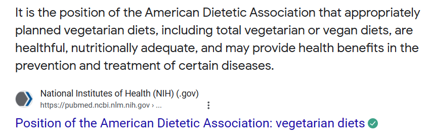 Craig, Winston J et al. “Position of the American Dietetic Association: vegetarian diets.” Journal of the American Dietetic Association