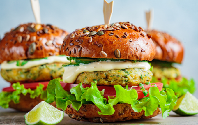 Chickpea burgers