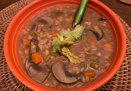 Mushroom Barley Soup (IP)