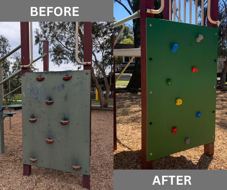 Replacement climbing wall