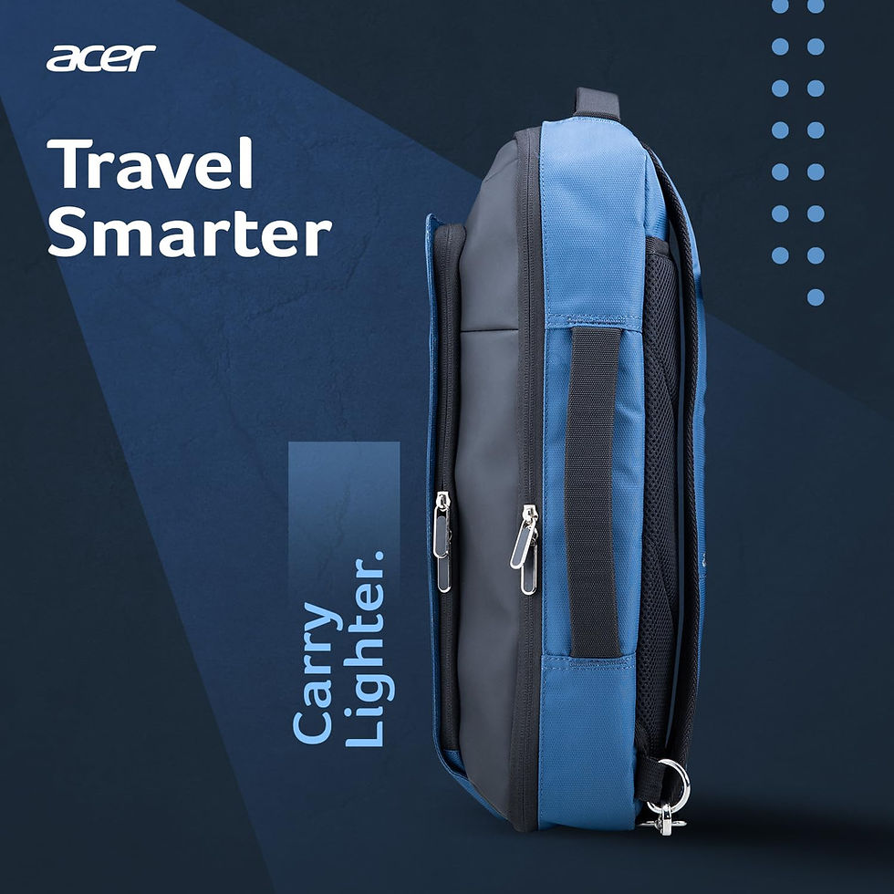 Thumbnail: Acer Swift 2-in-1 Convertible 15.6 Inch Backpack | Sleek, Lightweight & Spacious