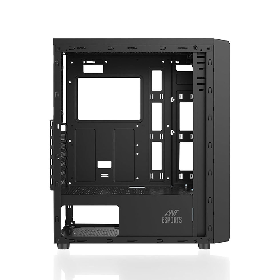 Thumbnail: Ant Esports Elite 1100 Mid Tower ATX* , M-ATX, ITX Black Cabinet 4x120mm Fans