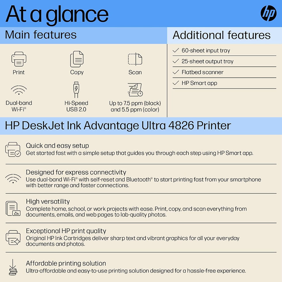Thumbnail: HP DeskJet Ink Advantage Ultra 4826 Printer