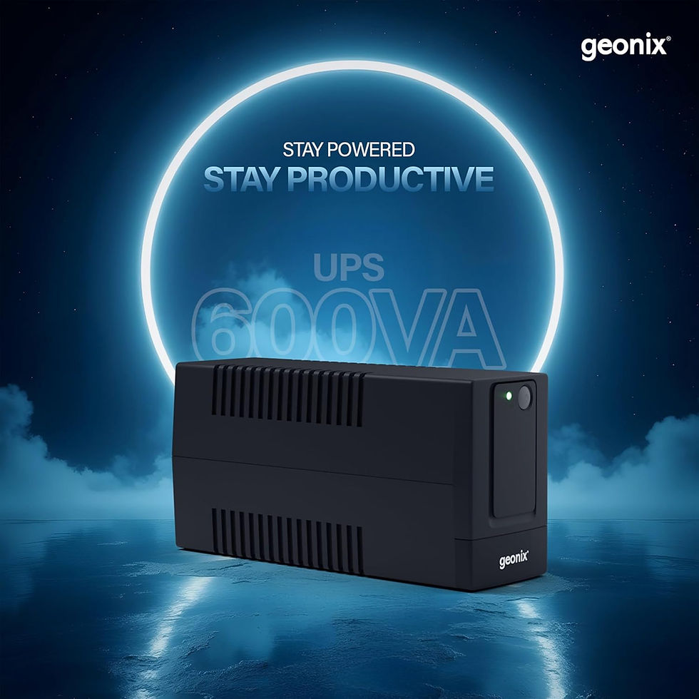 Thumbnail: Geonix GXUPS600VA UPS 600VA/360W, Uninterrupted Power Supply System