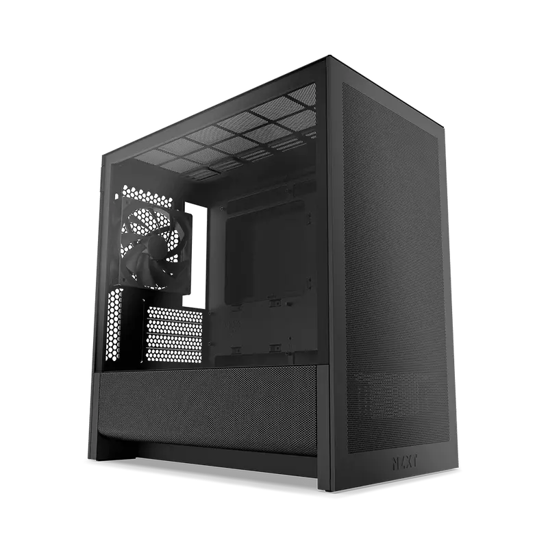NZXT H3 Flow Micro-ATX Airflow Case -Black