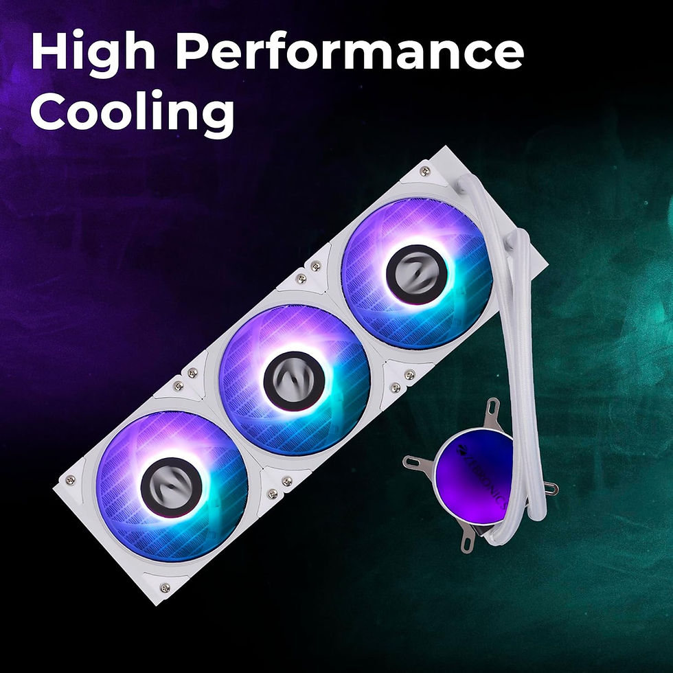 थंबनेल: Zebronics Zeb AIO 360AW / AB Liquid cooler - White