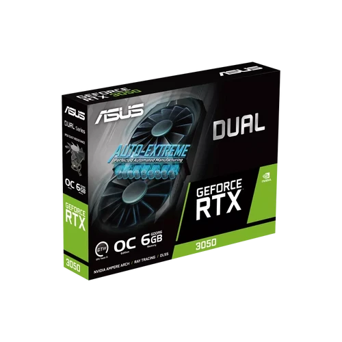 ASUS Dual GeForce RTX™ 3050 OC Edition 6GB GDDR6 | The