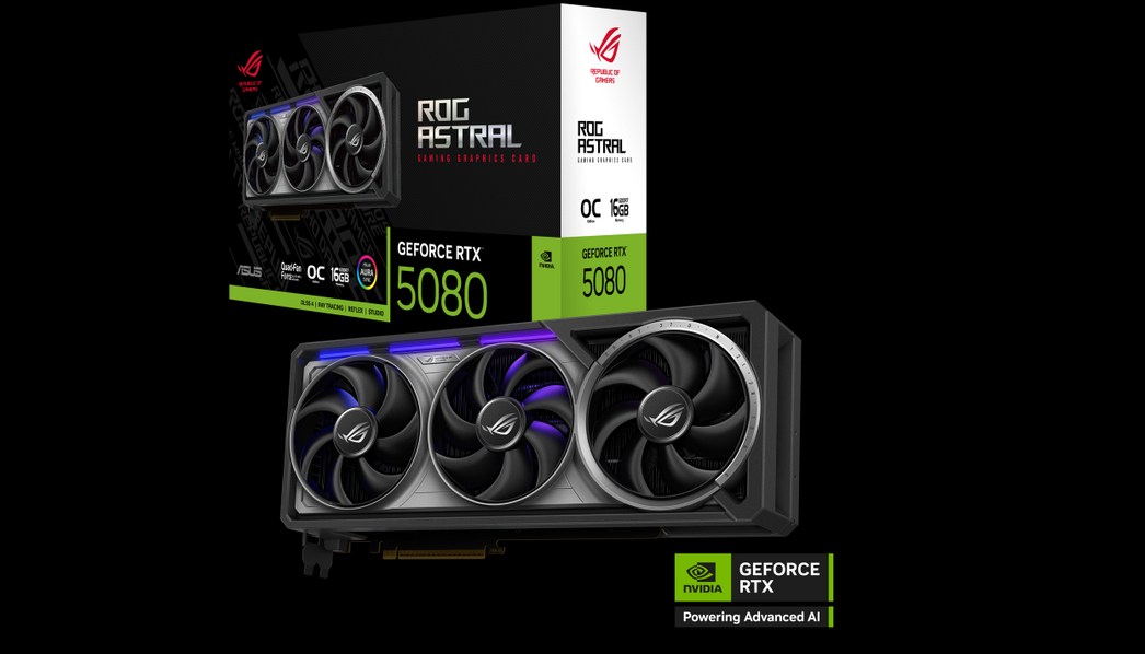 ROG Astral GeForce RTX™ 5080 16GB GDDR7 OC Edition