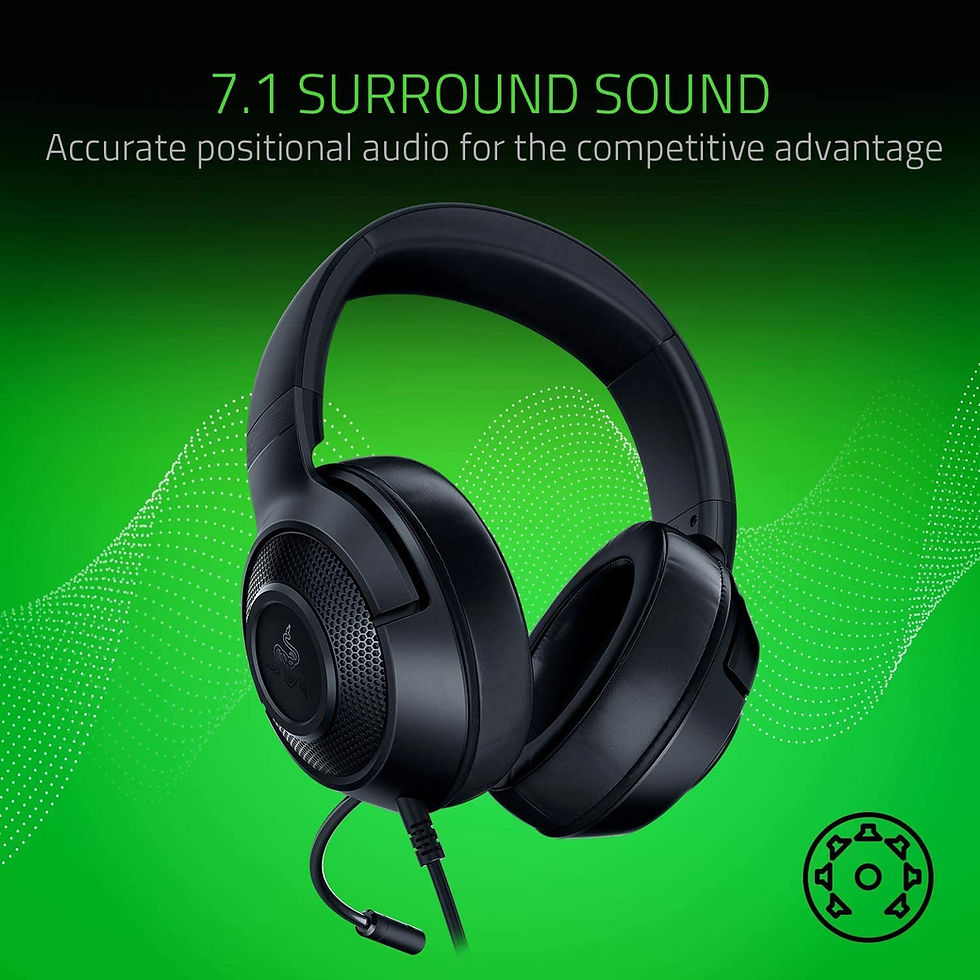 Thumbnail: Razer Kraken V3 X - Ultra Light Comfort Triforce 40mm Drivers