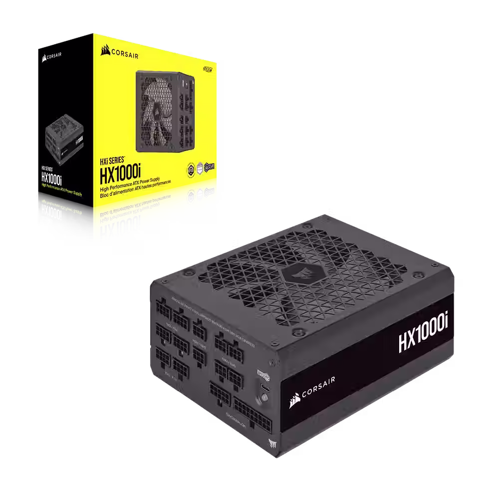 थंबनेल: Corsair HX1000i Fully Modular Ultra-Low Noise Platinum ATX 1000 Watt PC SMPS