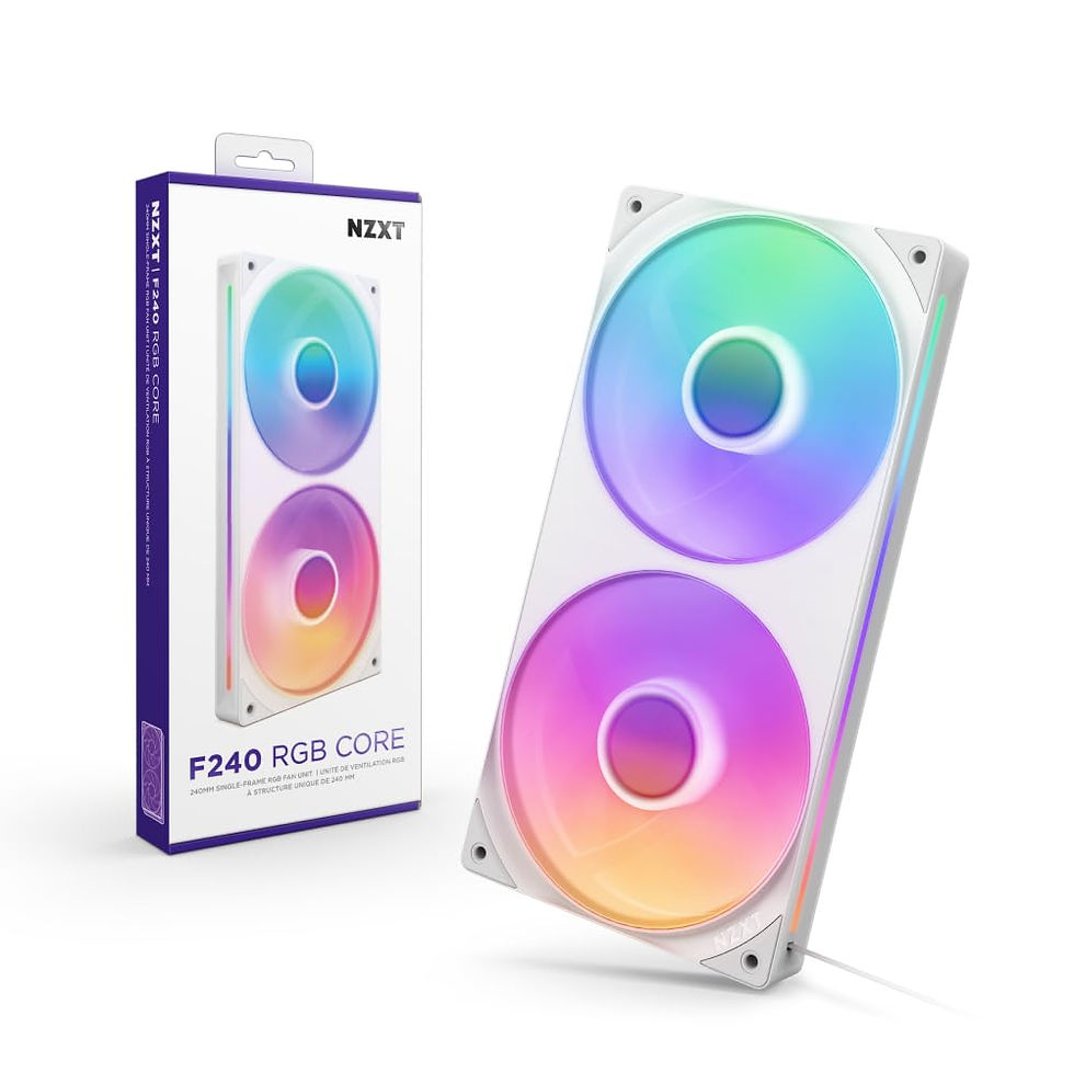 Nzxt F240 RGB Core Single Frame Cabinet Fan ( White)