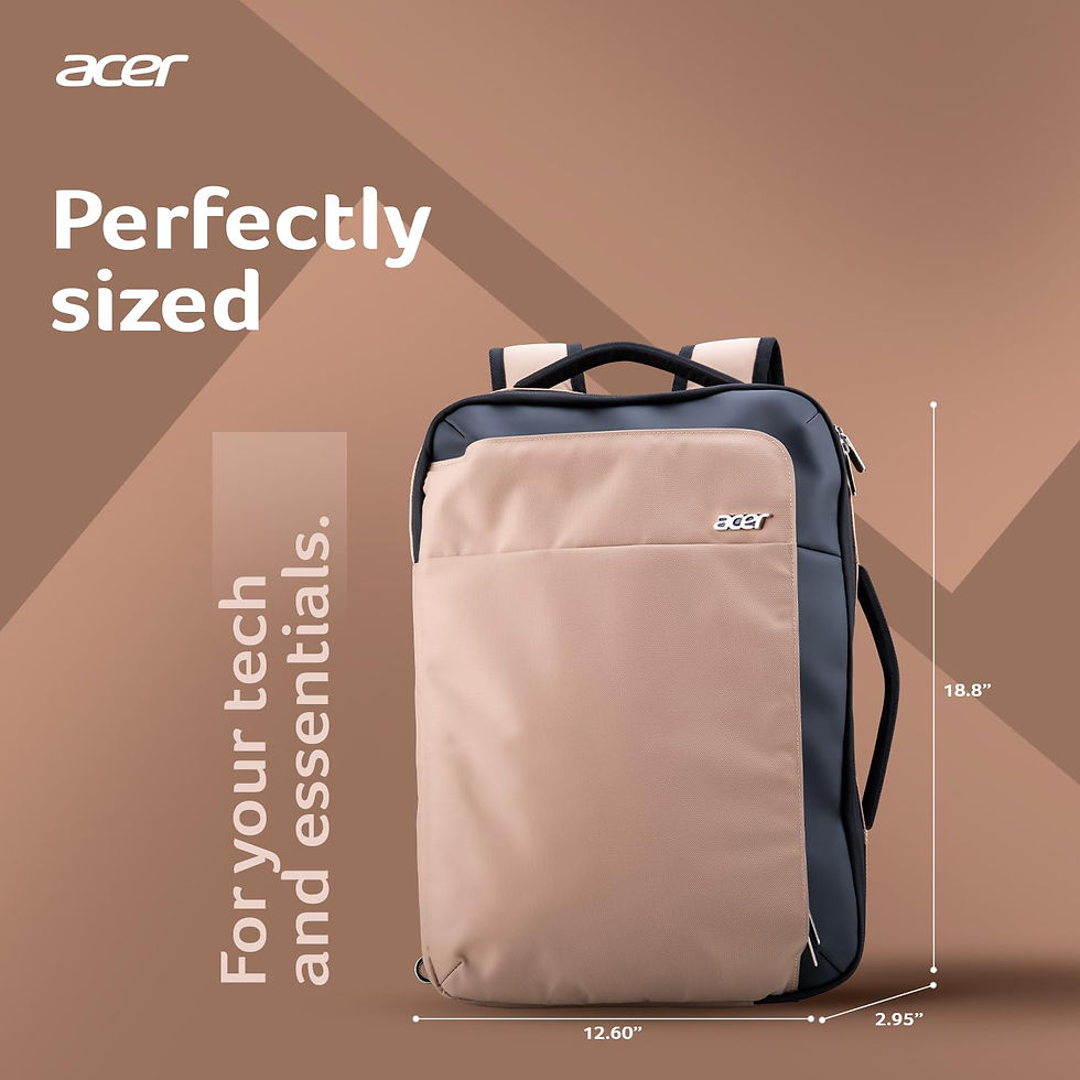 Acer Swift 2-in-1 Convertible 15.6 Inch Backpack | Sleek, Lightweight backpack - Image 2