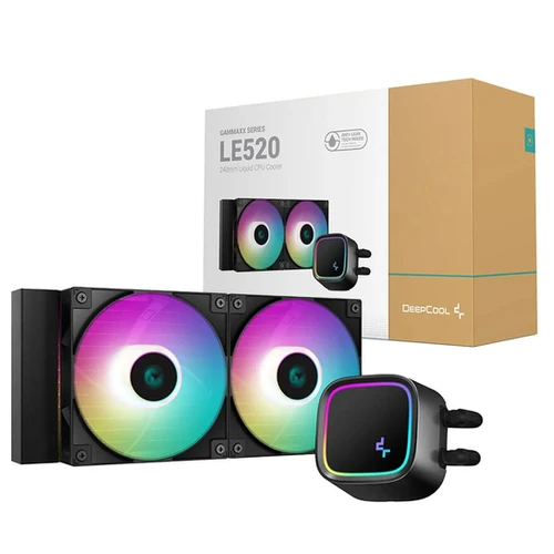Deepcool LE520 240mm ARGB All-in-One Liquid CPU Cooler | The Computer ...