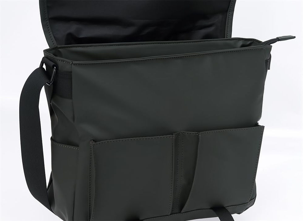 थंबनेल: Acer Stylo Premium 14" Green Color Sling Bag | Water Resistent Polyester | Styli
