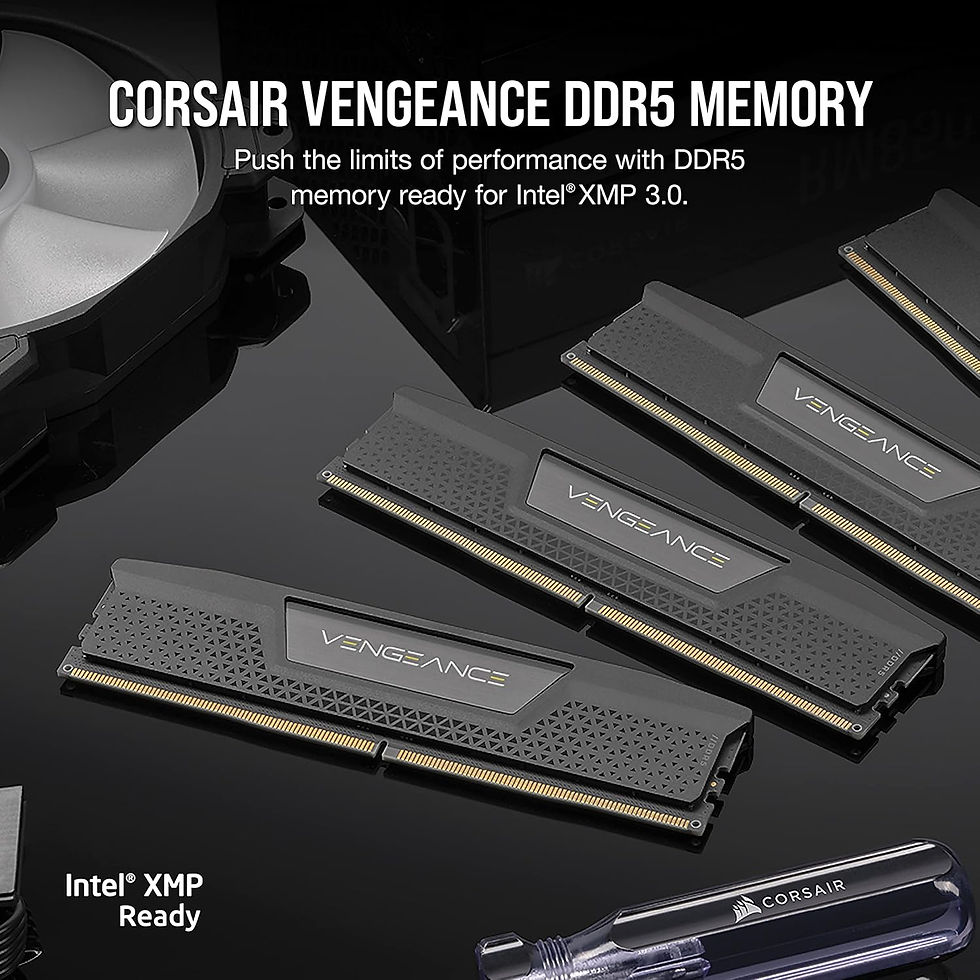 Thumbnail: Corsair VENGEANCE® 32GB (2x16GB) DDR5 DRAM 5200MT/s CL40 Memory Kit — Bl