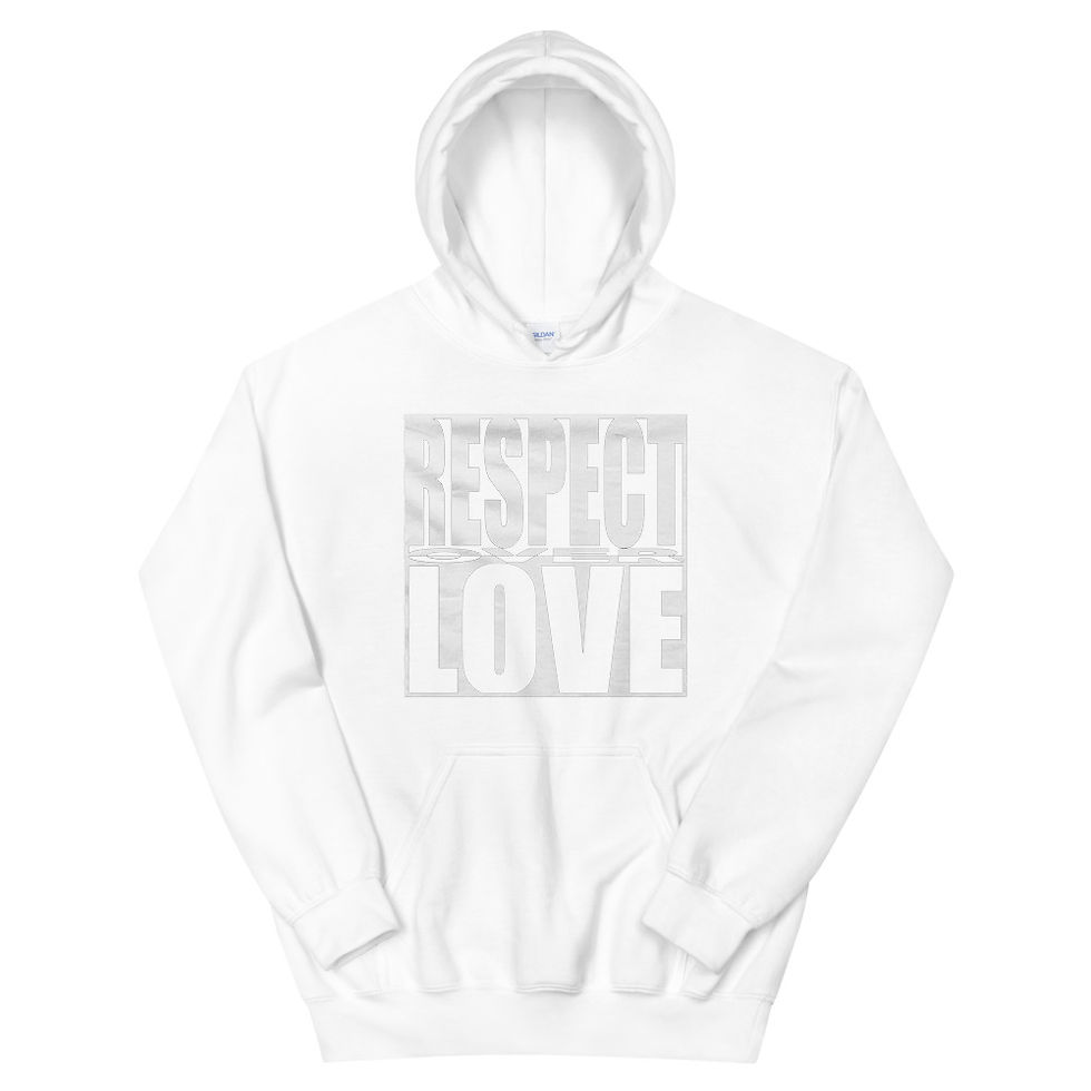Thumbnail: Respect Over Love Unisex Hoodie