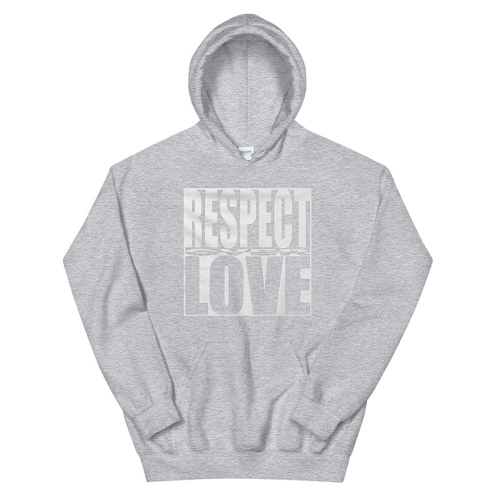 Thumbnail: Respect Over Love Unisex Hoodie