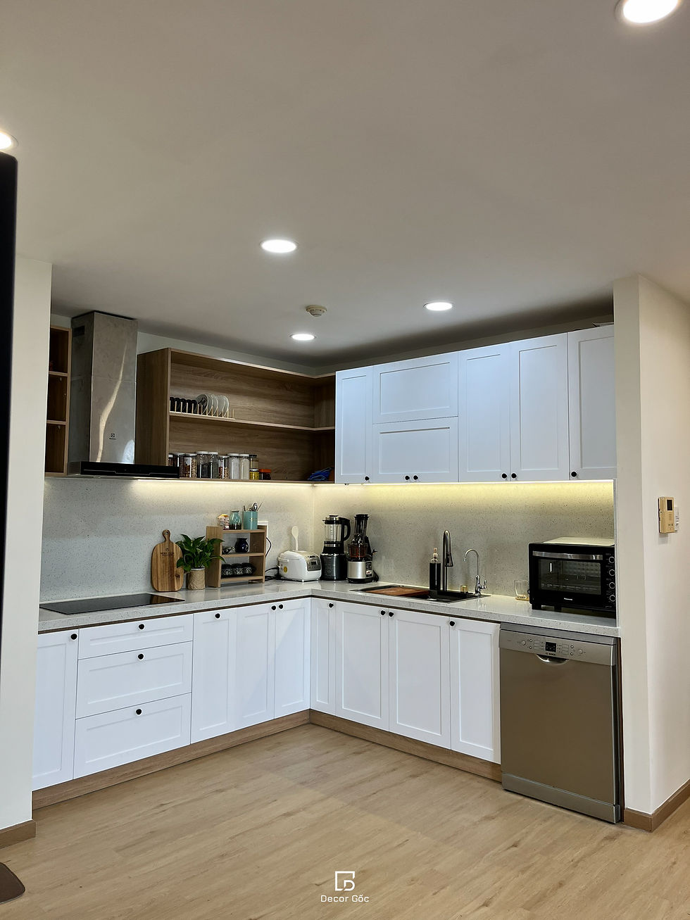 [Dự án] Cải tạo bếp cũ thành mới sang xịn