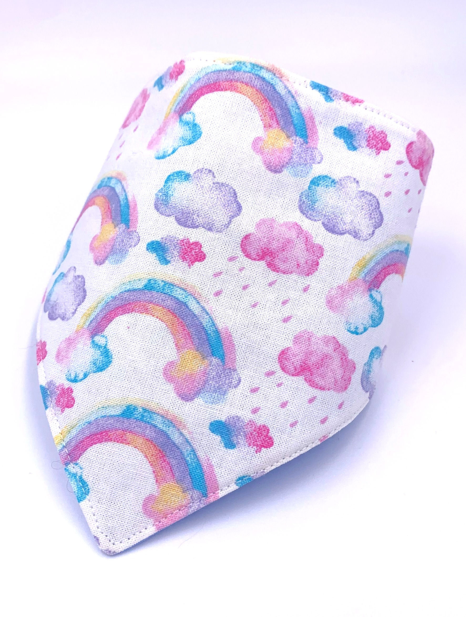 Bandana - Watercolor Rainbows