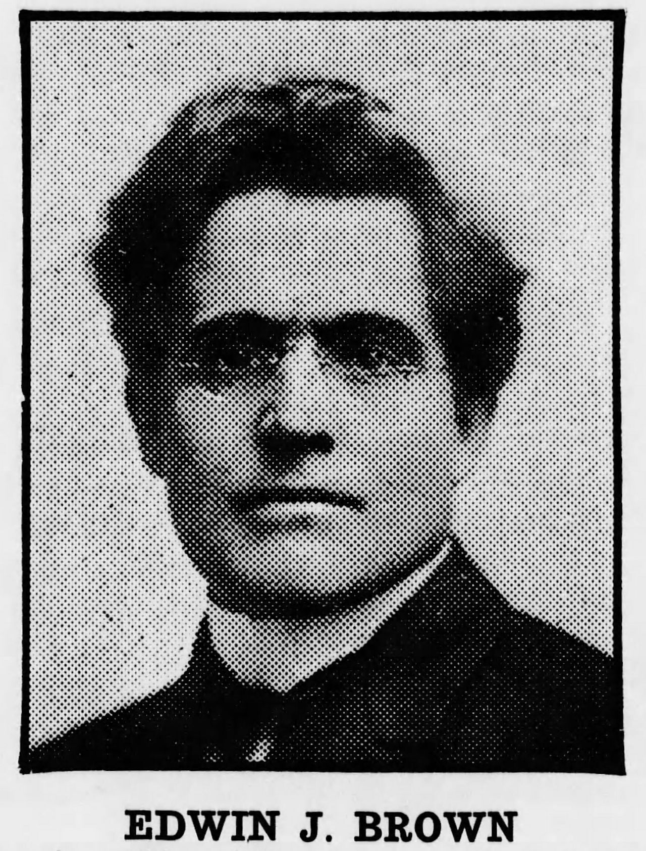 Edwin Brown c1918, Cayton's Weekly