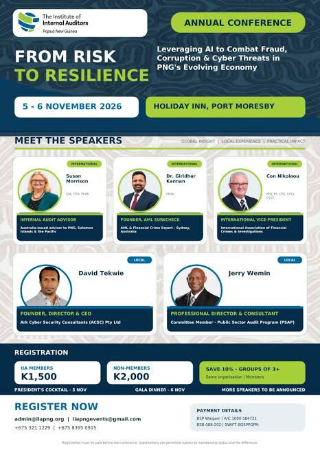 IIA PNG ANNUAL CONFERENCE 2026