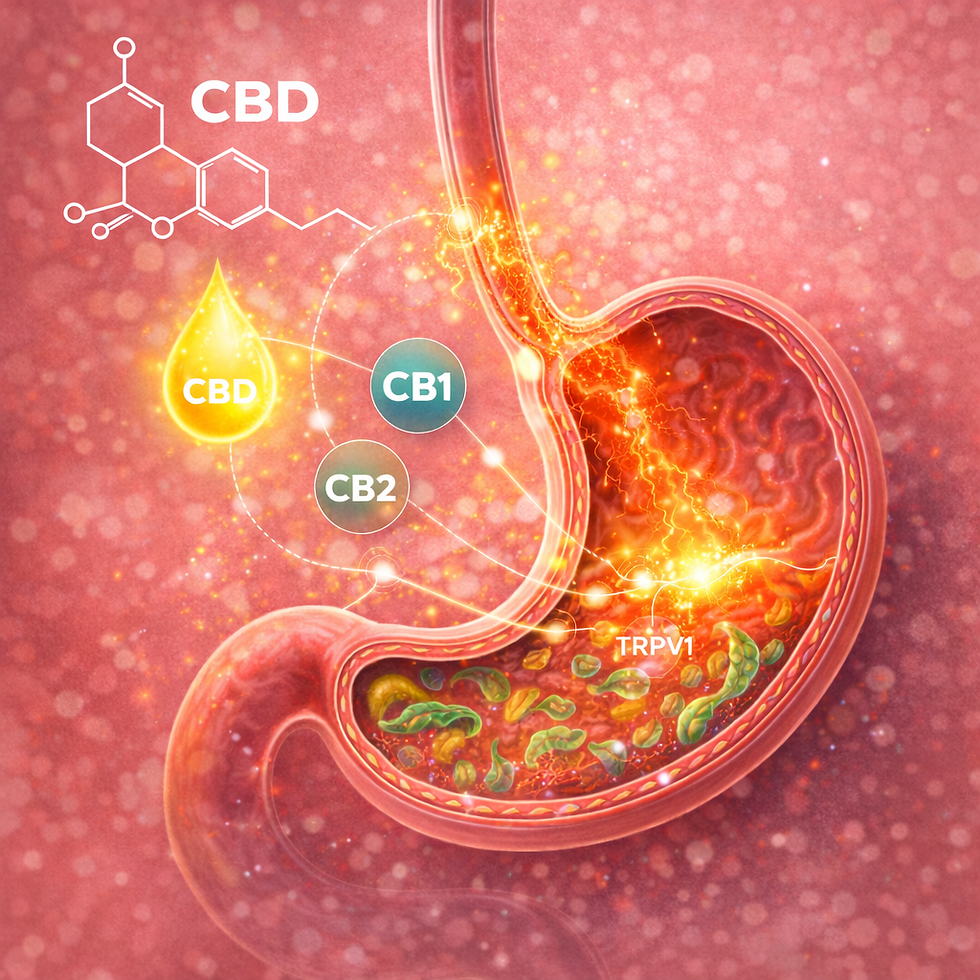 CBD e gastrite: può aiutare a ridurre l’infiammazione dello stomaco?