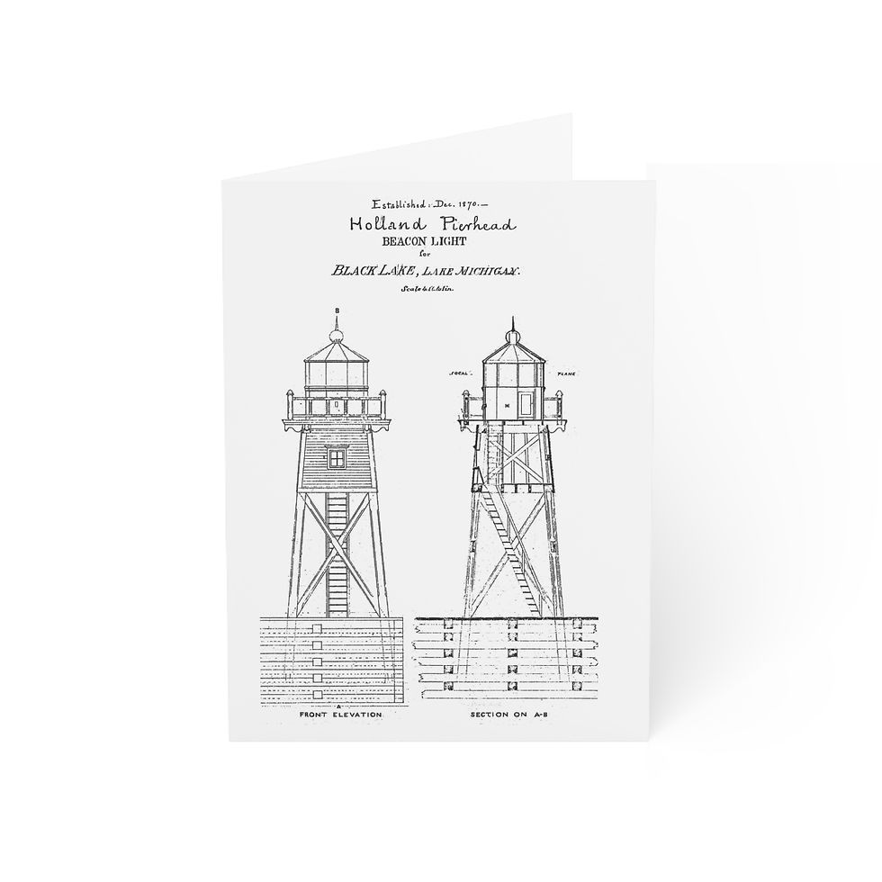 Thumbnail: BIG RED Historic Greeting Cards - Blank Inside