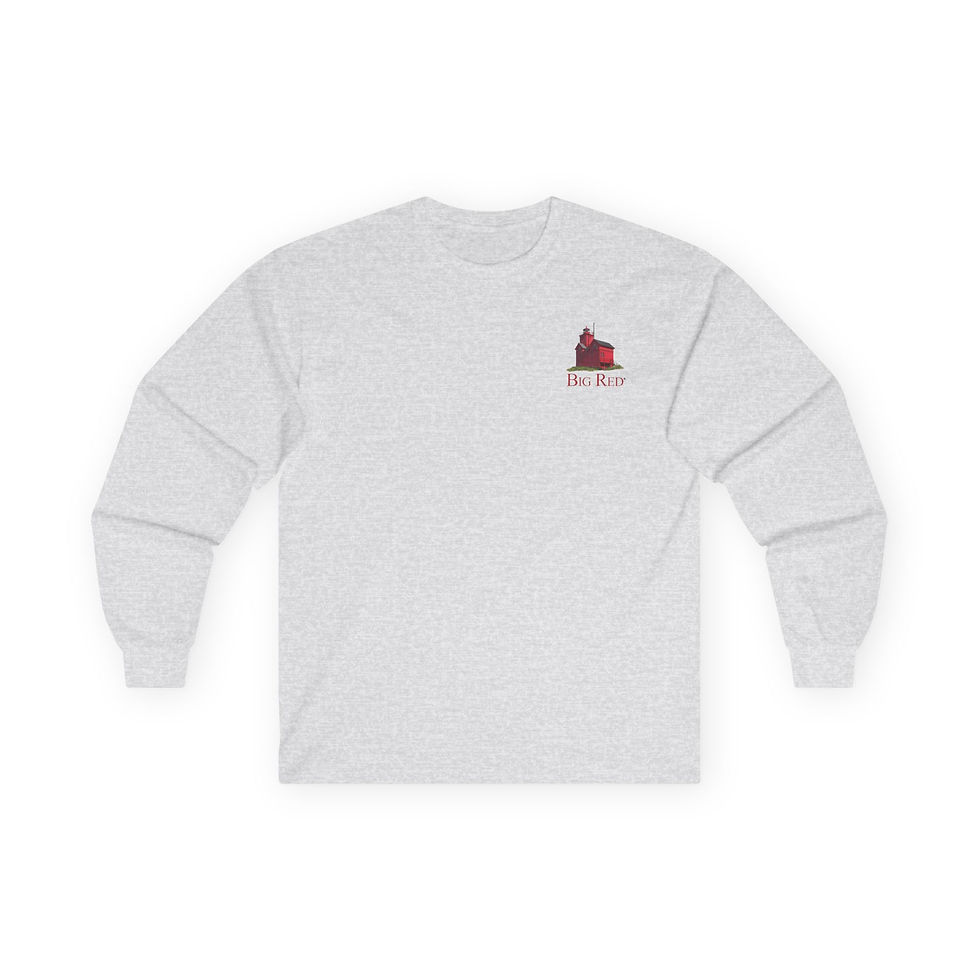 Thumbnail: BIG RED Unisex 100% Cotton Long Sleeve T-Shirt