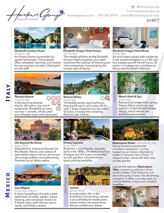 8x11 portfolio featuring photos and text of properties