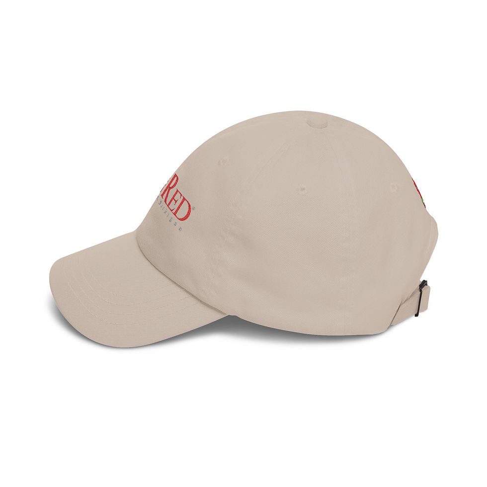 Thumbnail: BIG RED Embroidered Dad Cap — Classic Baseball Hat