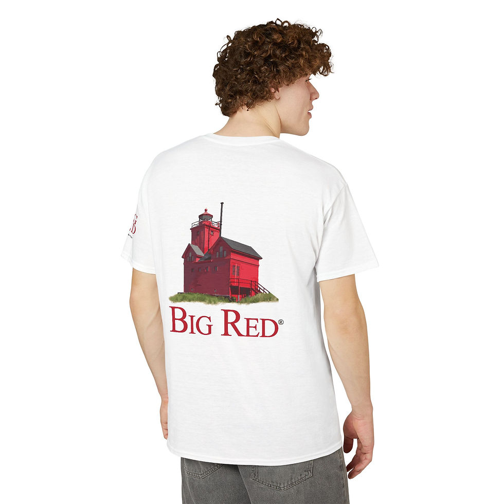 Thumbnail: BIG RED T-Shirt w/ large logo on back and sleeve detail