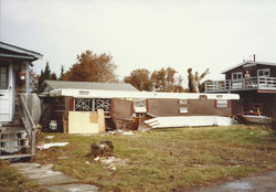 Hurricane Bob 1991 - Martin trailer-Kamm yard