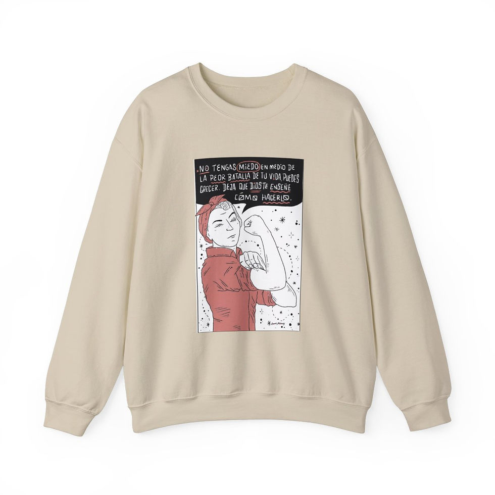Miniatura: No tengas miedo- Princesas Guerreras Sweatshirt