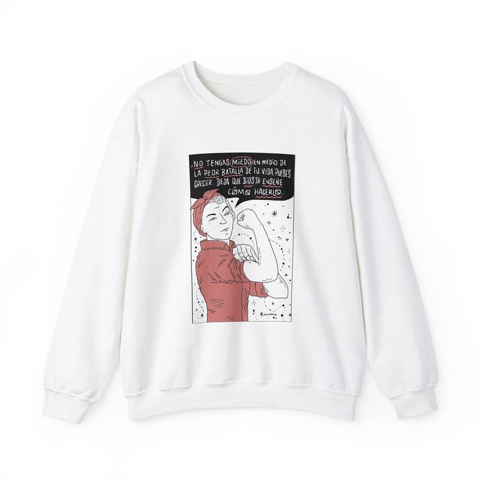 Miniatura: No tengas miedo- Princesas Guerreras Sweatshirt
