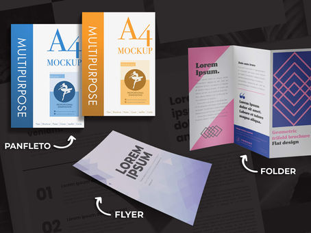 Qual a diferença entre Flyer e Folder?