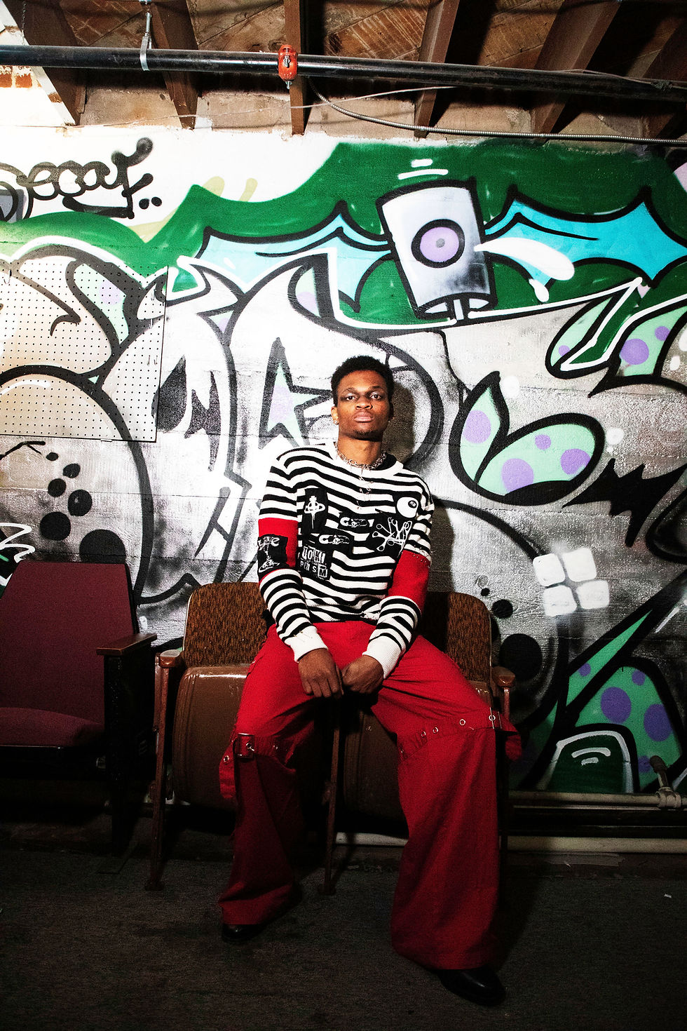 Thumbnail: Misfit Striped sweater 