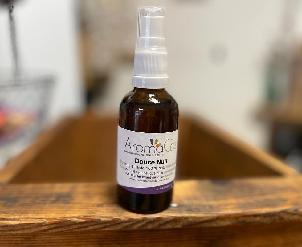 Brume Apaisante Douce Nuit "AromaCos" chez ekho Moudon