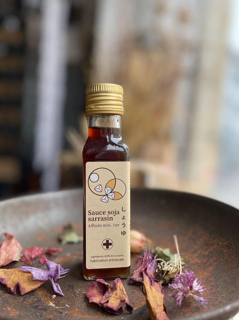 Sauce Soja Sarrasin "Kosmosdrink" chez ekho Moudon