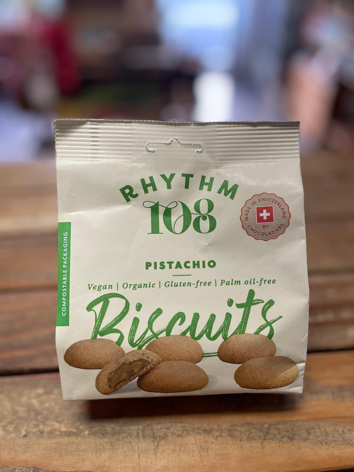 Biscuits Cookies à la Pistache "Rhythm 108" chez ekho Moudon Suisse